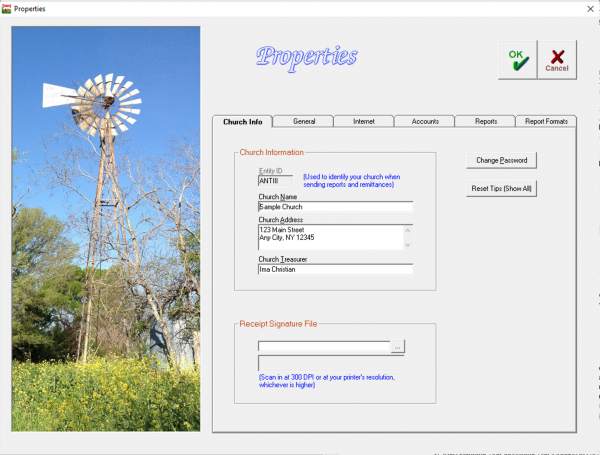 Properties Church Info screen.png